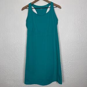 Toad & Co. Tech Tomboy Racerback Dress Sleeveless Active Travel Size Medium
